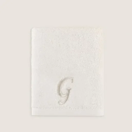 G Harf Nakışlı Yüz Havlusu 50x90 cm