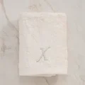 X Harf Nakışlı Yüz Havlusu 50x90 cm
