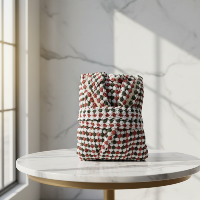 Nohut Bornoz Bordo Yeşil